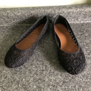 Women's Ballet Shoe Floral Lace Breathable Flat